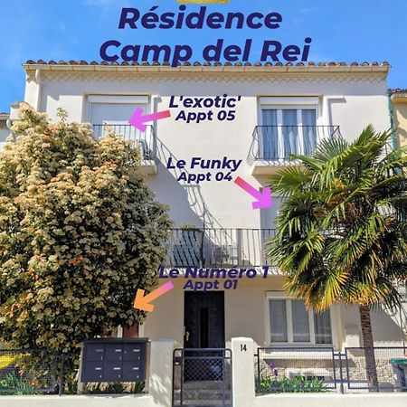 Ferienwohnung L'Exotic' 1 A 4 Voyageurs Perpignan Exterior foto