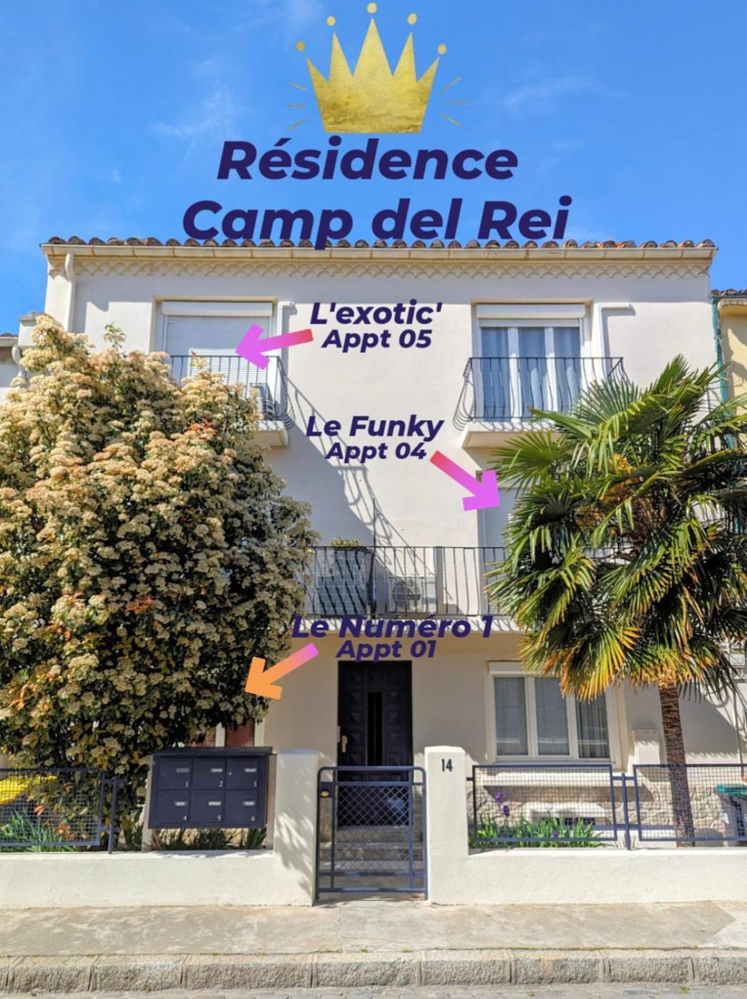 Ferienwohnung L'Exotic' 1 A 4 Voyageurs Perpignan Exterior foto